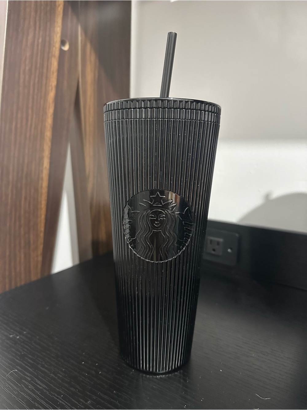 Black Textured Starbucks Tumbler